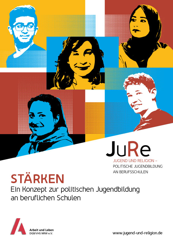 JuRe Broschüre "STÄRKEN — Ein Konzept zur politischen Jugendbildung an beruflichen Schulen"